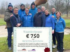 Golfers en pro’s slaan samen voor het goede doel Foto: Han Overkamp - Golfers en pro’s slaan samen voor het goede doel