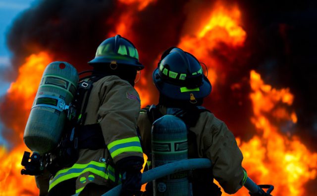 Grote brand Restaurant Bauers Soest