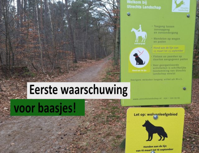 Eerste waarschuwingen voor baasjes die honden niet aanlijnen Eerste waarschuwingen voor baasjes die honden niet aanlijnen