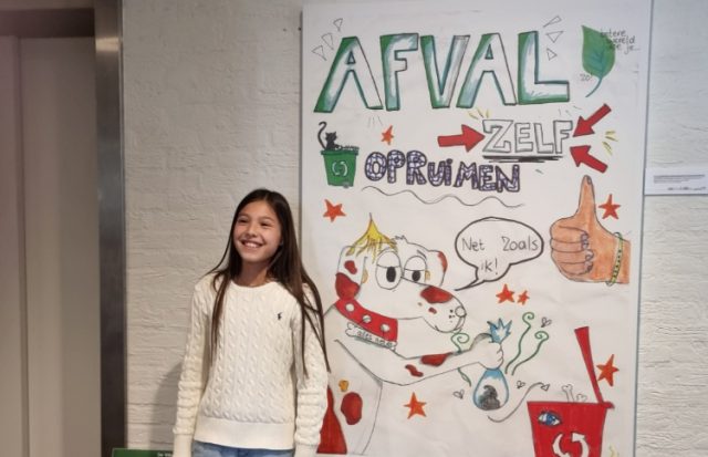 Foto: Facebook - Gemeente Soest - Tess Pinckaers wint Milieuprijs over afval