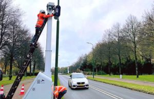 Flexflitser terug op de Dalweg Soest Foto: Gemeente Soest - Flexflitser terug op de Dalweg Soest