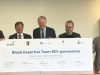 Eerste Bibob Expertise Team van start in regio Soest Vlnr: de heren Haverkamp (De Bilt), Geurts (Bunschoten), Röell (Baarn), van Benthem (Eemnes) en Metz (Soest)