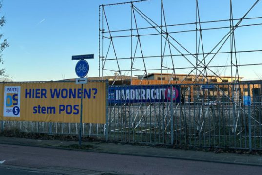 Verkiezingsspandoeken verwijdert op verzoek van gemeente Soest Verkiezingsspandoeken verwijdert op verzoek van gemeente Soest