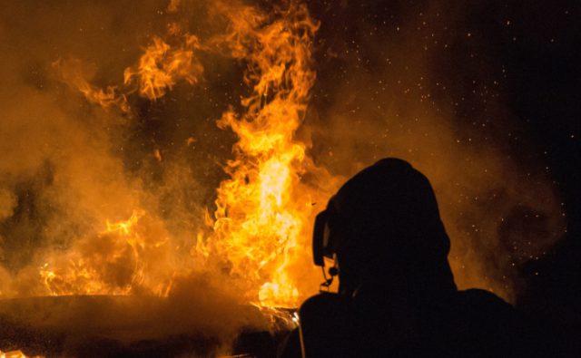 Grote brand Koninginnelaan in Soest
