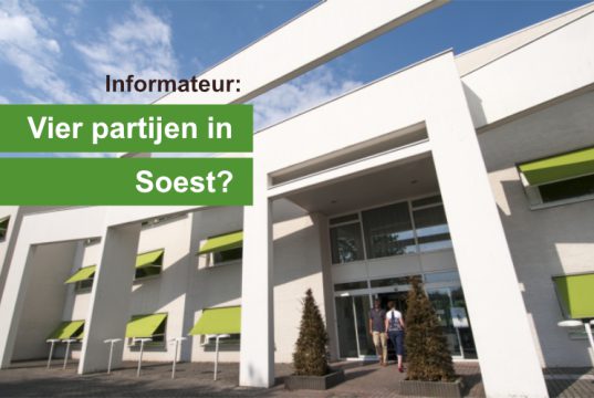 Vierpartijencoalitie lijkt meest stabiele optie in Soest Vierpartijencoalitie lijkt meest stabiele optie in Soest