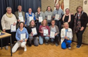 Zestien jubilarissen en zilveren Tilanus voor EHBO Soest Zestien jubilarissen en zilveren Tilanus voor EHBO Soest